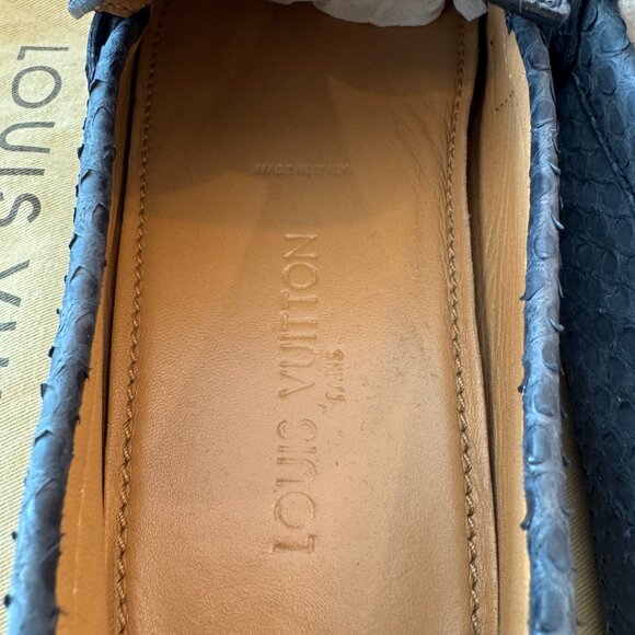 Hockenheim LV Python Snakeskin Leather Shoes - Picture 5 of 6